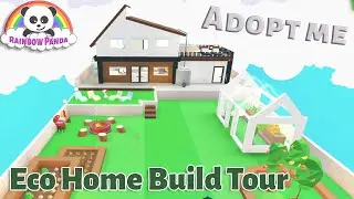 Adopt Me Builds I 🏠 Eco Home and Garden Glitch Build 🌳