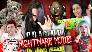 Granny In Real Life *NIGHTMARE MODE!* with Slenderina and friends!