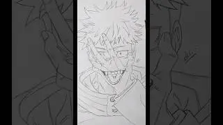 🔥 Drawing Sukuna Sketch - Jujutsu Kaisen Fan Art! 🔥