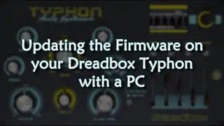 Update the Typhon Firmware from a PC