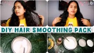 🦄✨Homemade Hair Smoothing Treatment 🤯(घर की चीजों से लाए बालों में चमक )