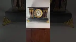 1890s Waterbury Detroit Mantel Clock Chime