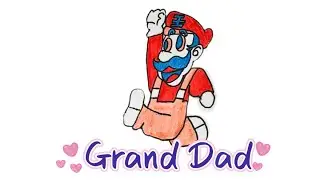 How to draw Grand Dad | Roblox Evade #drawing