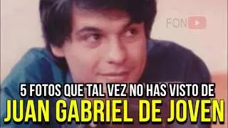 5 fotos que tal vez no has visto de Juan Gabriel Joven