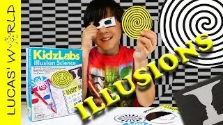 This ILLUSION SCIENCE Will Trick Your Eyes! How Illusions Work? Tricks Revealed & Toys Review