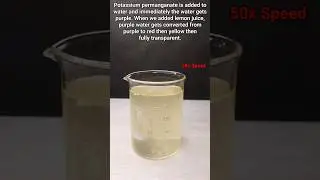 Amazing Science Experiment || Lemon + Potassium Permanganate =?.