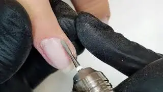 Аппаратный маникюр новыми борами из спеченного алмаза.