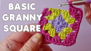 Crochet the Classic Granny Square. Beginner-friendly Tutorial
