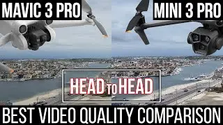 DJI MAVIC 3 PRO vs MINI 3 PRO: BEST Side by Side Video Comparison on YOUTUBE!!! What is better?? 4K