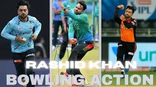 Rashid Khan Bowling Action Slow-Motion