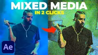 Turn ANY VIDEO Into MIXED MEDIA ANIMATION in AFTER EFFECTS
