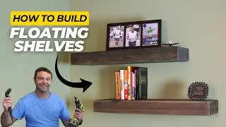 How to Make Floating Shelves - DIY Wood Floating Shelves