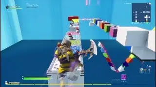 Hard 20 Level Rainbow Deathrun Gameplay\Walkthrough (Fortnite Creative)