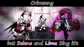 🎶Friday Night Funkin' | Crimsong but Selene and Limu Sing it's🎤 (Attacklovania,Agitated Remix)