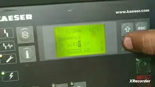 Kaiser compressor parameters setting after service