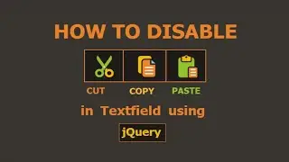 Disabling cut, copy and paste in HTML text box element