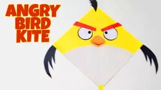 How to make Angry Bird Kite #vasantpanchmikite