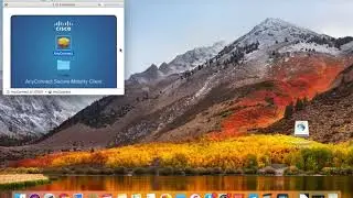 Setup Cisco AnyConnect in Mac OS