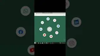 animated social circular share menu using html and css|watch full video with source code on channel