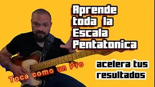 TUTORIAL ESCALA PENTATÓNICA MENOR EN TODO EL DIAPASÓN /PRINCIPIANTES