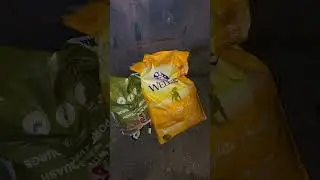 Getting bags of dog food 