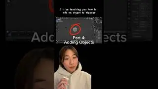 How to add Objects in Blender 🍎🗑️ 