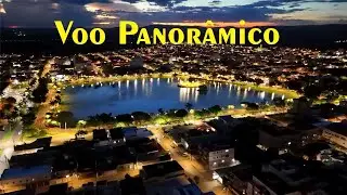 Voo panorâmico noturno