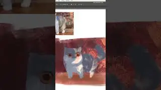 Ugly Cat Painting