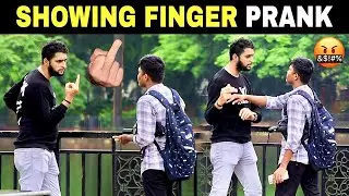 Showing Finger Prank | Part 11 | Prakash Peswani Prank |