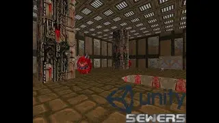 Ultimate Doom XBOX Exclusive map "Sewers" On Unity Port