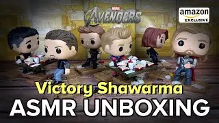 Unbox Funko Pop Deluxe Marvel Avengers Victory Shawarma Series Complete Set Review (ASMR no talking)
