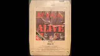 Kiss Alive II 8 track tape repair