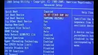 Configurar orden de arranque en bios setup