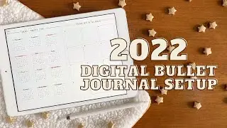 2022 DIGITAL BULLET JOURNAL SETUP | Super Easy | free minimal linked journal