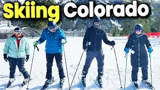 First Time Trying Skiing at Copper Mountain, USA!