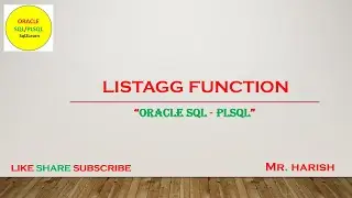 Oracle LISTAGG Function