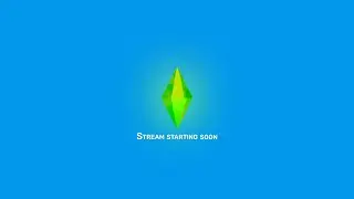 [FREE DOWNLOAD] Starting Soon Screen | Sims 4 Stream Overlay (Basic Version)