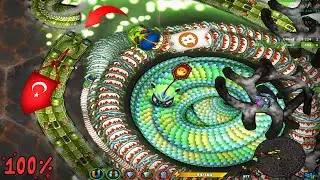 LİTTLE BİG SNAKE.İO✅trolling party ever😂the biggest snake team🔥
