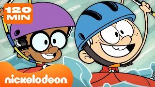 Loud House | Petualangan Luar Ruangan Keluarga Loud 🌲 dengan Casagrande | 2 Jam | Nickelodeon Bahasa