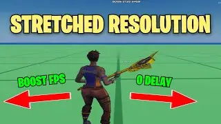 How *PROS* Play Fullscreen Stretched Resolution In Fortnite! (BOOST FPS + 0 DELAY)