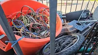 Trash picking for a living?