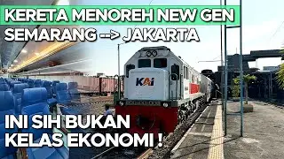 INTERIOR KERETA EKONOMI MENOREH JADI KEREN | Trip KA Menoreh New Generation Semarang ke Jakarta