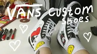 Как раскрасить кеды? Кастомизация обуви Vans.
