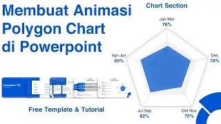 Membuat Animasi Polygon Chart di powerpoint | Free Download Template Powerpoint