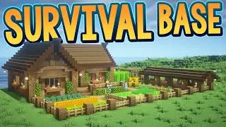 Minecraft: Survival Base House Tutorial | Simple Build