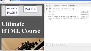 5. JavaScript output to console