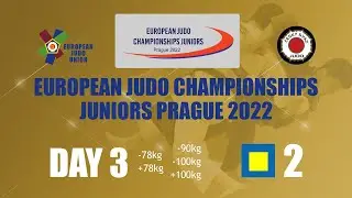 Day 3 - Tatami 2 - European Judo Championships Juniors Prague 2022