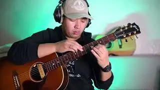 Piano on the guitar ?? Wonderful world | Fingerstyle guitar tapping |