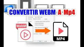 CONVERTIR FORMATO WEBM a MP4