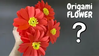 How to Make an Origami Flower Learn in Easy Steps! | Origami Flowers